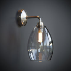 Clear Glass Jules Bathroom IP44 Wall Light